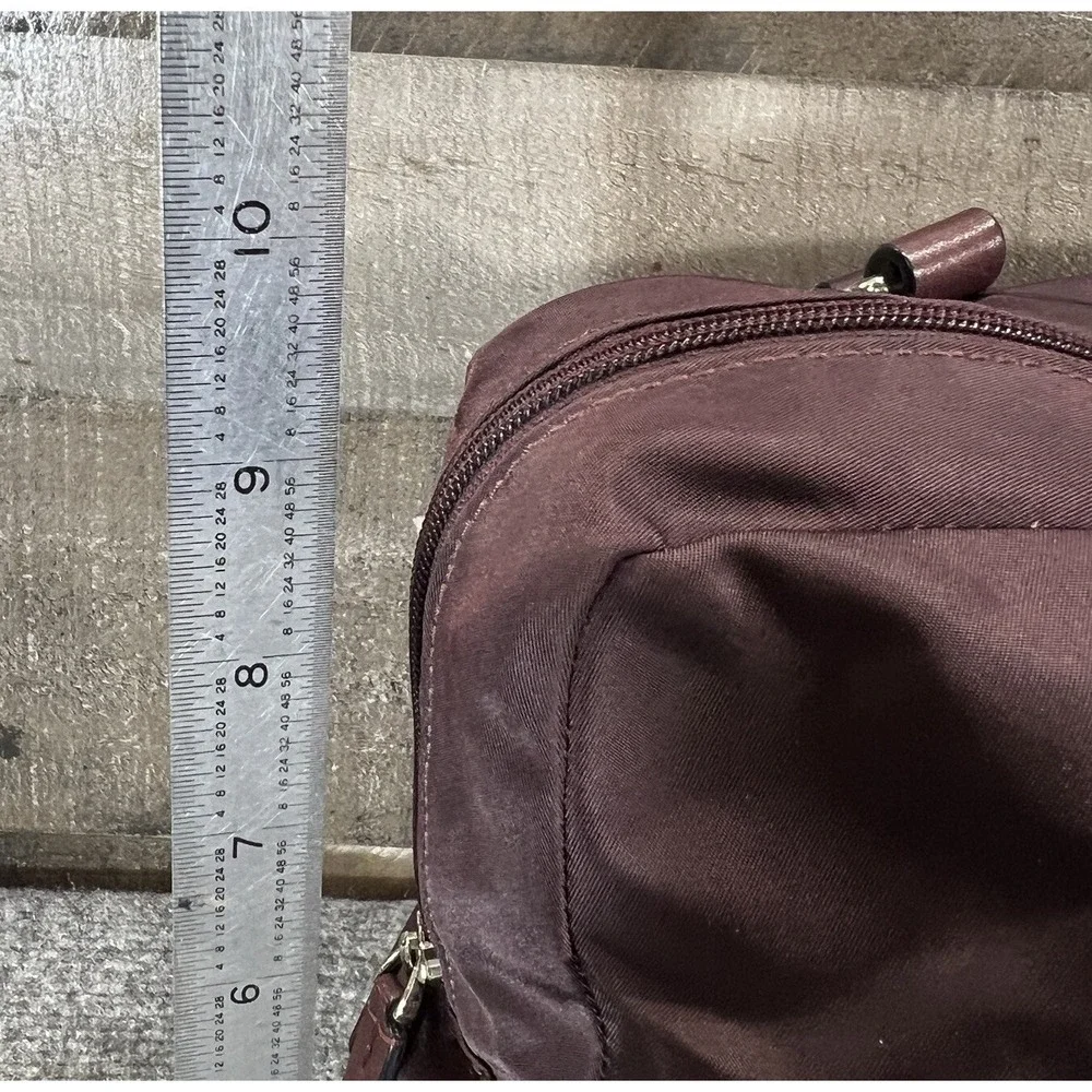 TUMI Travel Tote Luggage Handbag Duffel Nylon Overnight Bag Weekender Plum